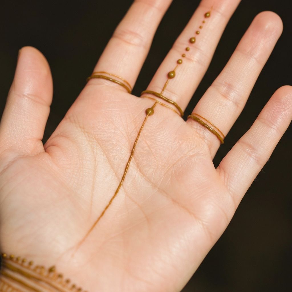 Simple mehndi design for festivals